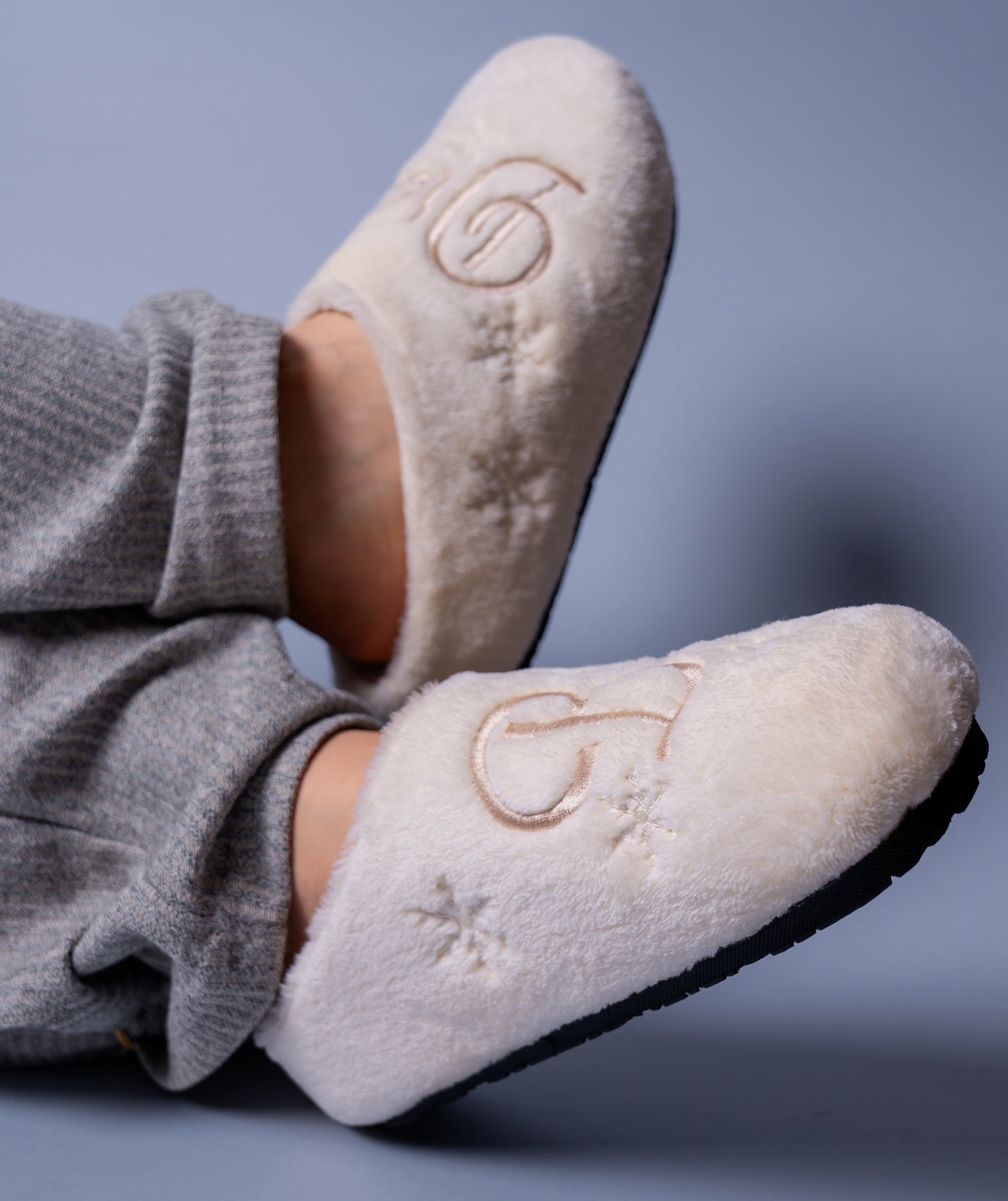 Dream Big White Slippers