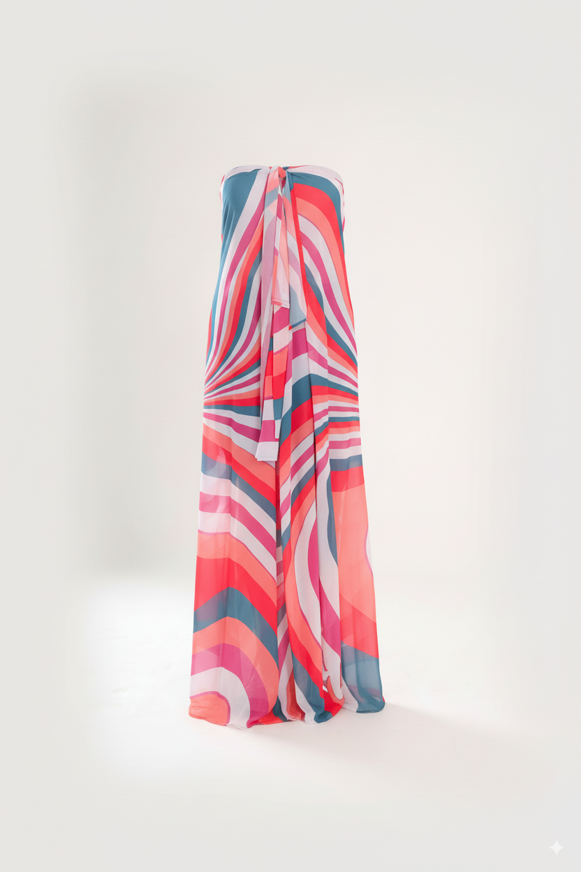 ABSTRACT WAVE PATTERN COVER UP