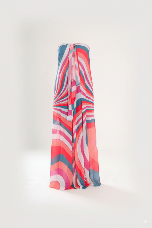 ABSTRACT WAVE PATTERN COVER UP