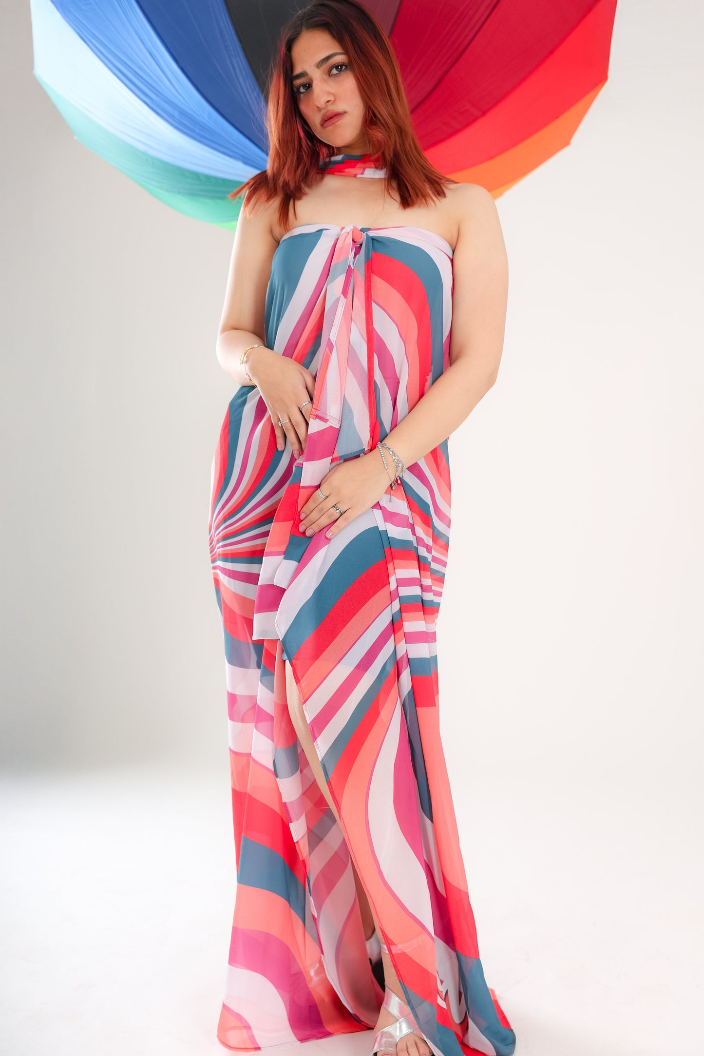 ABSTRACT WAVE PATTERN COVER UP