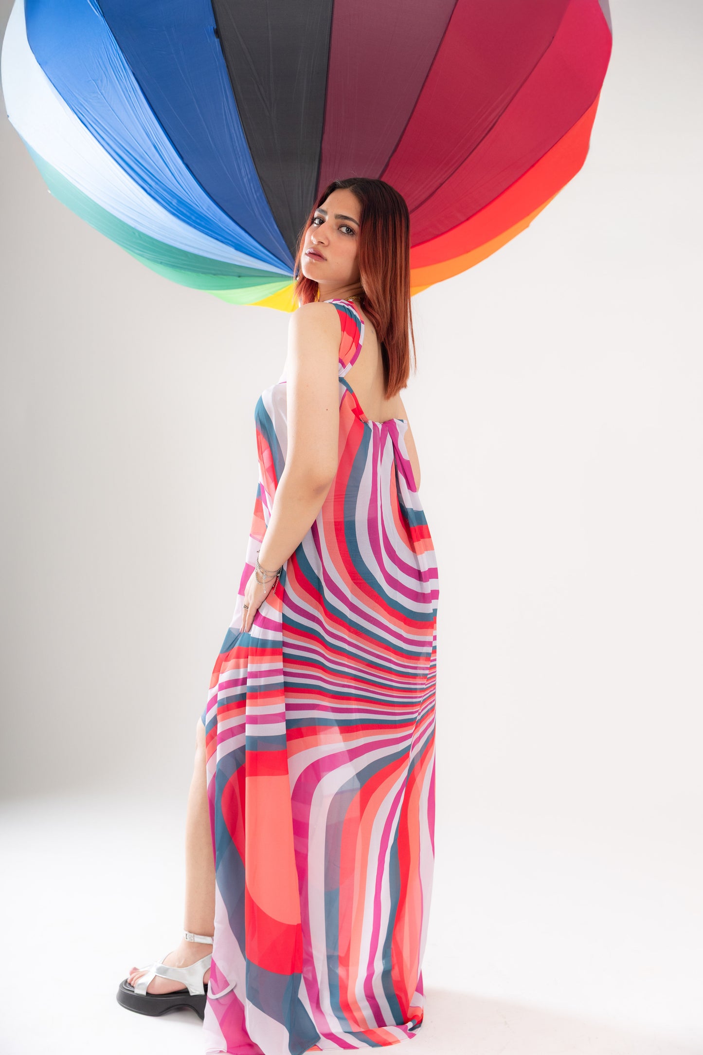 ABSTRACT WAVE PATTERN COVER UP