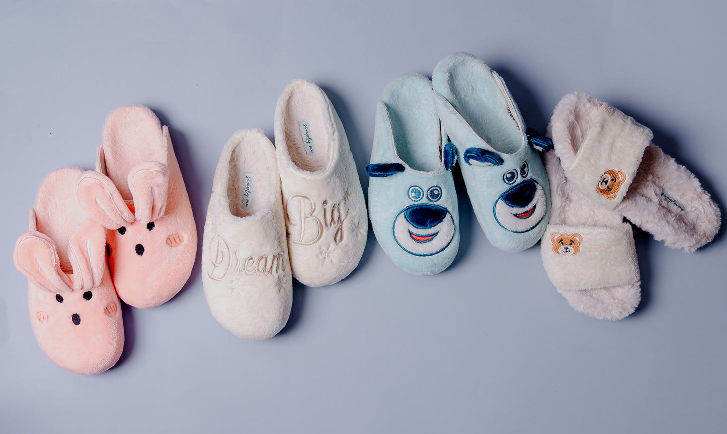 slippers bear&bunny winter slippers