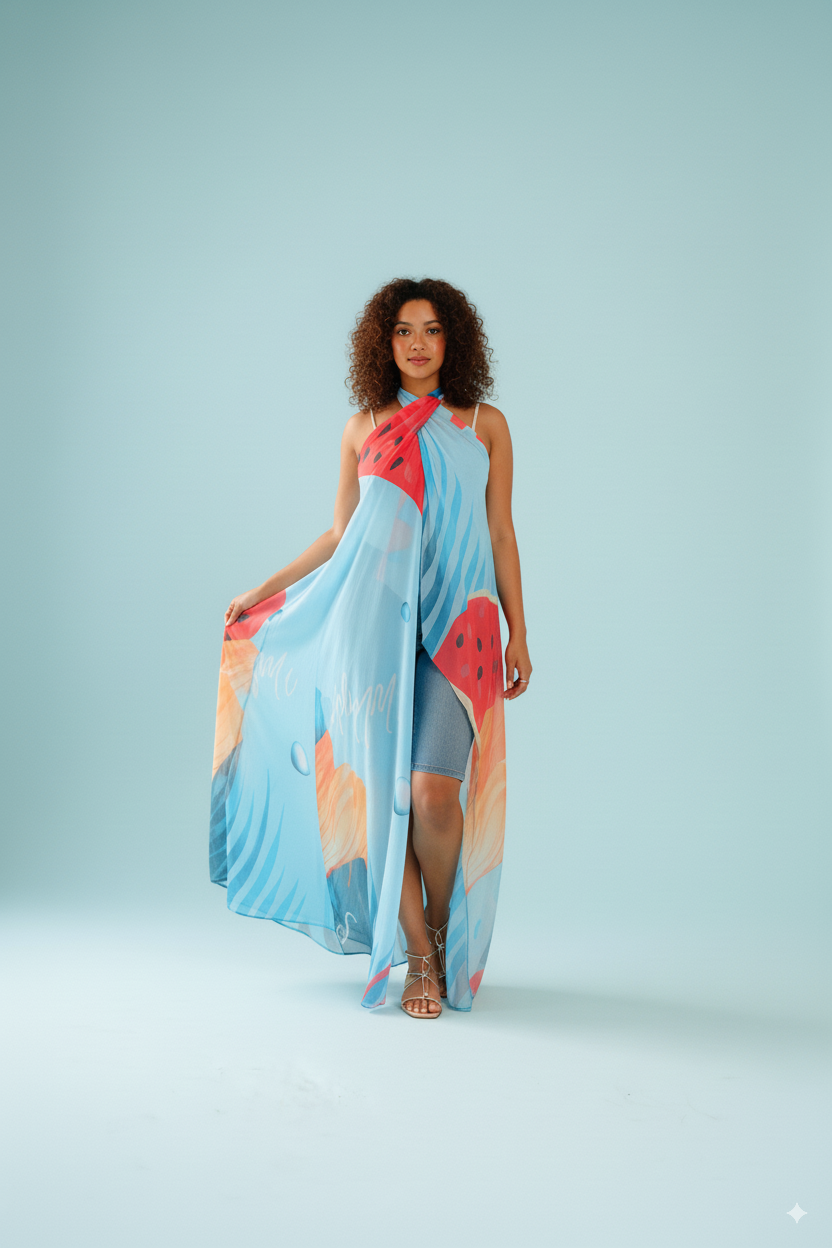 BEACH COVER UP DRESS