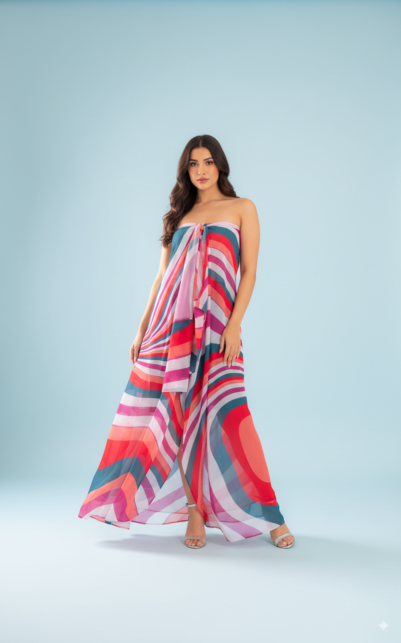 ABSTRACT WAVE PATTERN COVER UP