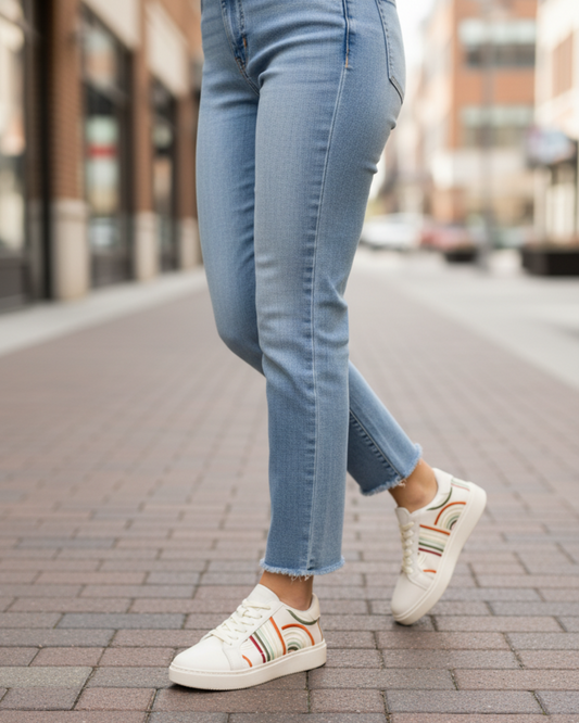 RAINBOW SNEAKERS beige