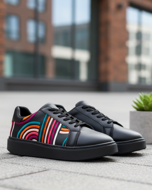 RAINBOW SNEAKERS black